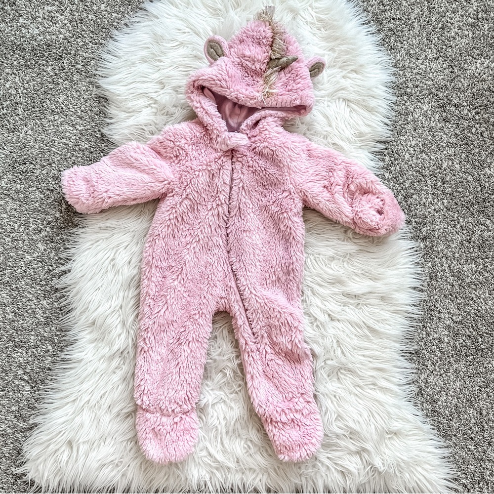 MudPie | Pink Fur Unicorn Bunting
